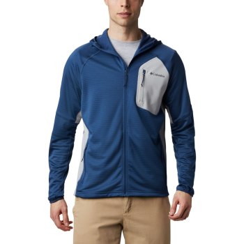 Columbia Jas Heren, Single Canyon Hooded Fleece DonkerGrijs, 64DBAWTPL